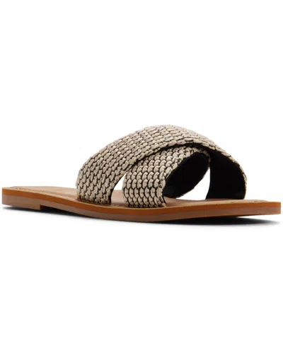 ROXY WOMEN'S ANDREYA RAFFIA LADIES SLIP ON SANDALS