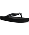 Roxy Women's Beach Up Slip-on Flat Sandals In Black