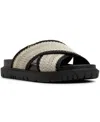 Roxy Women's Capri Round Toe Flat Sandals In Black