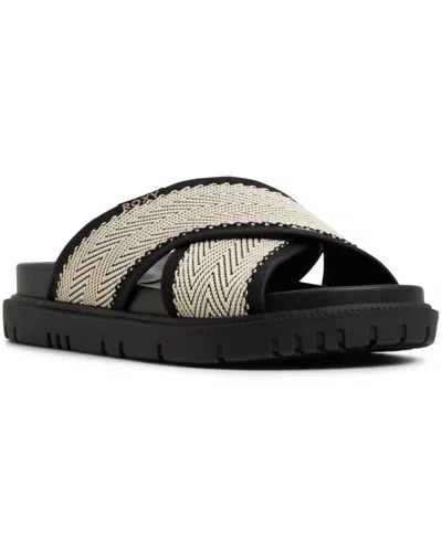 Roxy Women's Capri Round Toe Flat Sandals In Black