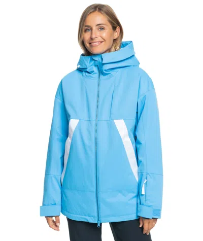 Roxy Women's Chloe Kim Dryflight Jacket - Azure Blue
