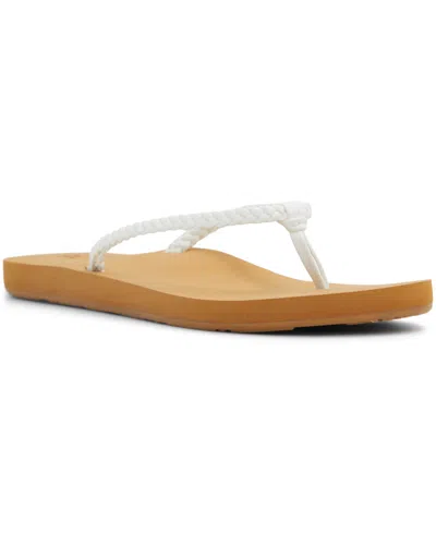 Roxy Women's Costas Slip-on Flip-flops In White