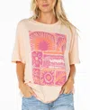 Roxy Beach Things Tee In Pink