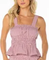 Roxy West Reef Top In Pink