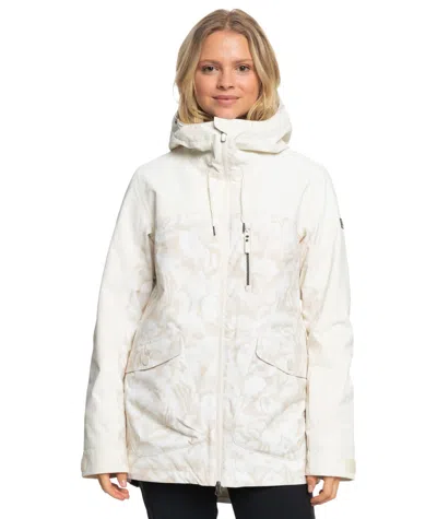 Roxy Women's Insulated Snow Jacket - Small In White