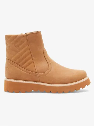 Roxy Women's Jovie Fur Ii Boots In Tan In Brown