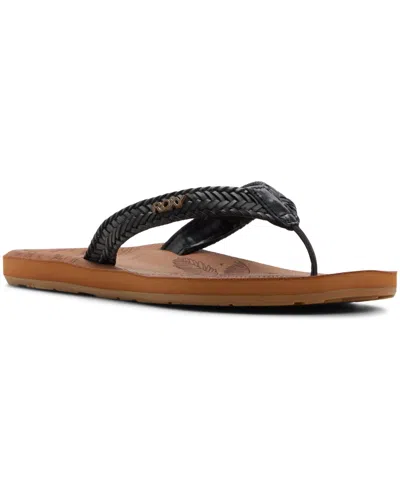 Roxy Women's Lili Iii Ladies Beach Slip On Sandals In Black