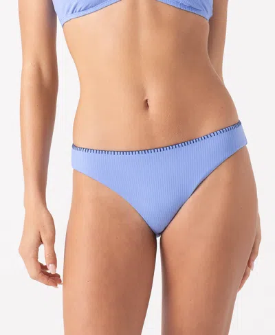 Roxy Women's Loop Me In Full Coverage Swim Bottoms In Cornflower