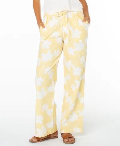 Roxy Women's Mavericks Pinstripe Relaxed-fit Trouser Pants