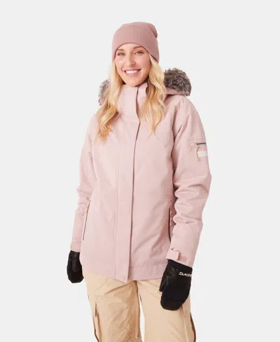Roxy Women's Meade Snow Long-sleeve Jacket In Pink