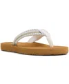 Roxy Women's Porto Bling Round Toe Flat Sandals In Multi