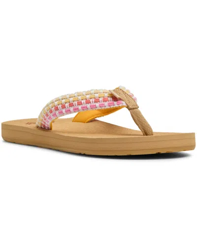 Roxy Women's Porto Iv Slip-on Flat Sandals In Bright Multi