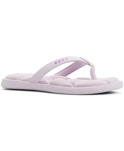 Roxy Women's Rays Flip Flop Sandals In Purple