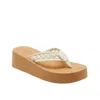 Roxy Playa Dia Wedge Sandal In White