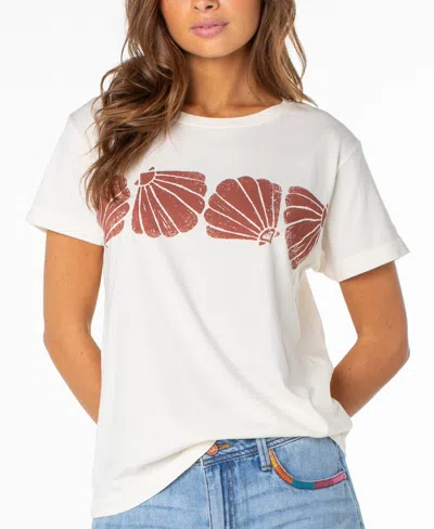 Roxy Women's Shell Band Graphic T-shirt In Dew