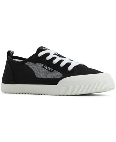 Roxy Women's Shorebreak Lace-up Sneakers In Other Black