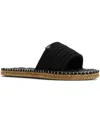 Roxy Women's Shoresoft Slip-on Flat Sandals In Black
