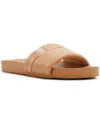 Roxy Slip In Slide Sandal In Beige