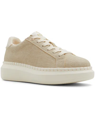 Roxy Stellar Platform Sneaker In Cream