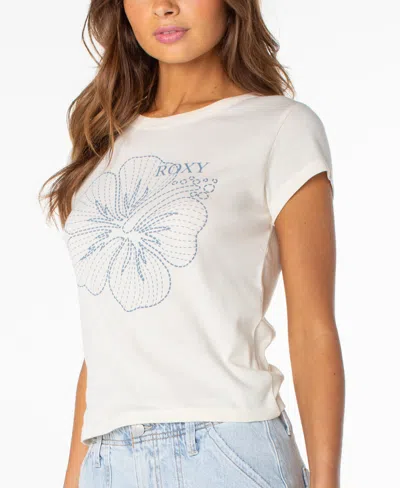 Roxy Women's Stitched Bloom Crewneck T-shirt In Pattern
