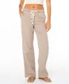 Roxy Women's Sunset Dream Mid-rise Twill Pants In Neutral