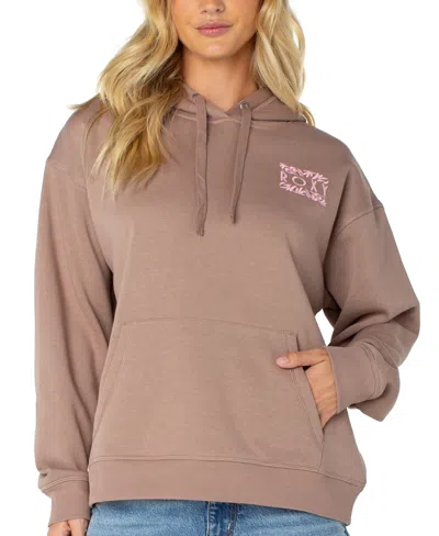 Roxy Women's Wailea Graphic Long-sleeve Cotton-blend Hoodie In Ginger Snp