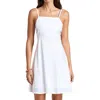 Roxy Womens Eyelet Cotton Mini Dress In White