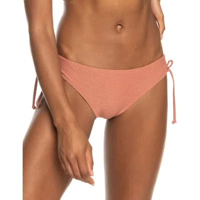 Roxy Womens Metallic Side Tie Swim Bottom Separates In Multi