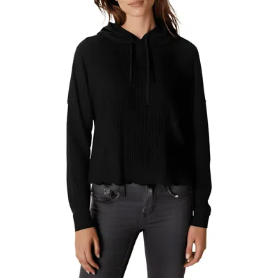 Roxy Womens Scalloped Knit Hooded Sweatshirt