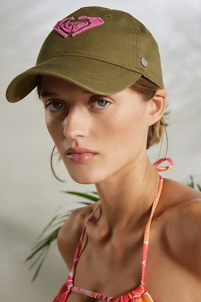 Roxy X Out From Under Next Level Baseball Hat In Green, Women's At Urban Outfitters In Black