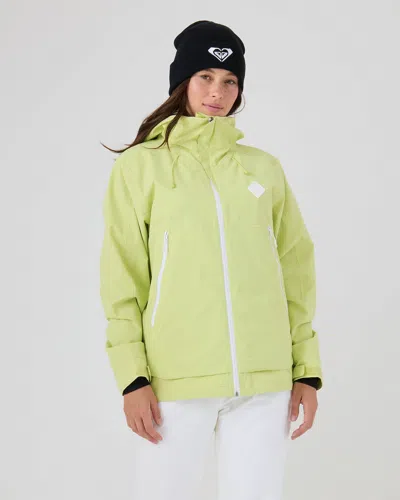 Roxy Zephyr Jacket In Green
