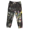Roy G. Women's Black Oil Spill Fleece Sweatpant
