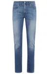 Roy Rogers Slim-fit Blue Denim Jeans With Low-rise Waist In Denim