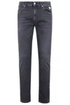 Roy Rogers Classic Five-pocket Jeans With Soft Touch Finish In Black