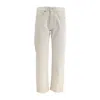 Roy Rogers Beige Boyfriend Jeans With Low Waist And Multiple Pockets For Casual Elegance In White