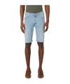 Roy Rogers Belt-loop Denim Shorts In Blue