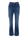 Roy Rogers Brooke Woman Denim Soft Elas. Willow Denim In Blue