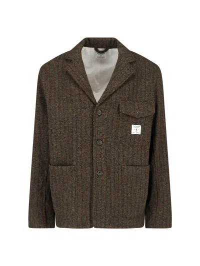 Roy Rogers Brauner Blazer Aus Wollmischung