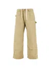 Roy Rogers Drawstring Cargo Trousers In Brown