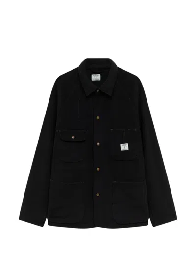 Roy Rogers Chore Melton Jacket In Black