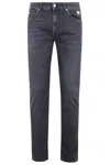 Roy Rogers Classic Five-pocket Jeans With Soft Touch Finish In Black
