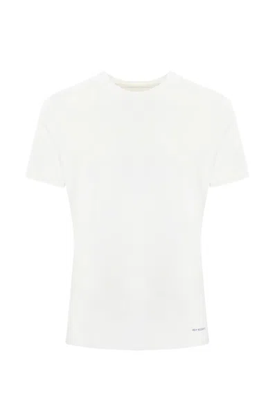 Roy Rogers Cotton T-shirt With Logo In Optic White