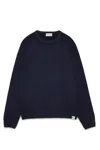 Roy Rogers Solid Color Wool Blend Sweater In Blue