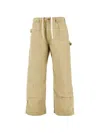 Roy Rogers Drawstring Cargo Trousers In Nude