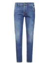 Roy Rogers Elias Washed Jeans In Blue