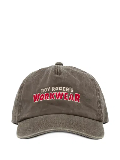 Roy Rogers Embroidered Logo-patch Baseball Cap In Gray