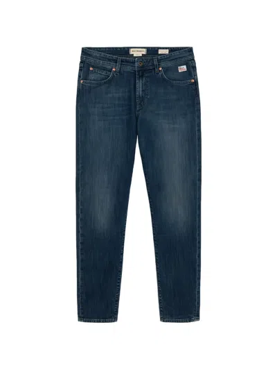 Roy Rogers Faded Slim-fit Jeans In Blue