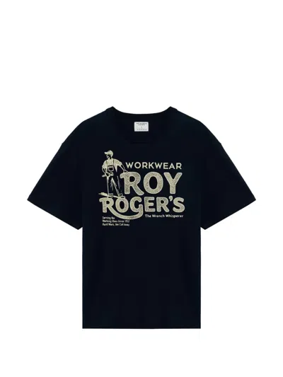 Roy Rogers Graphic-print T-shirt In Black