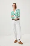 Roy Rogers Jeans Woman Roy Roger's New Oskar Rnd492p4352716 Light Bullion In Green