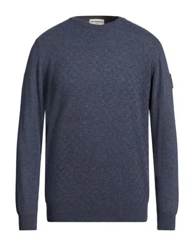 Roy Rogers Knitwear - Sweaters In Cream - Slate Blue
